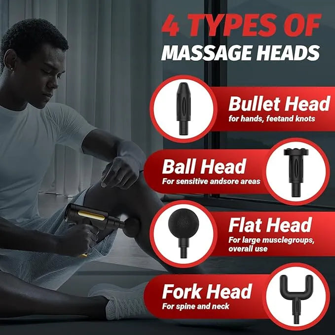 Gun Full Body Pain Relief & Muscle Recovery Massager
