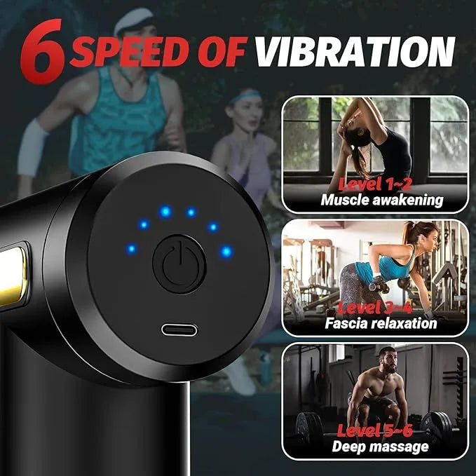 Gun Full Body Pain Relief & Muscle Recovery Massager