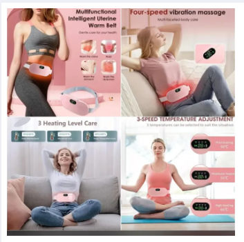 USB Rechargeable Heating Belt for Period & Menstrual Pain Relief