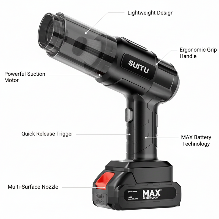 MAX MULTI-FUNCTIONAL VACUUM CLEANER AND BLOWER
